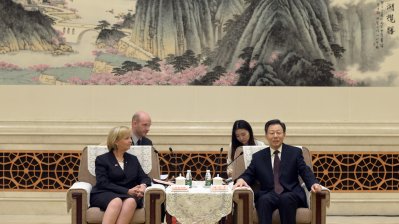 Ministerpräsidentin Hannelore Kraft trifft den Gouverneuer der Proviz Jiangsu, LI Xueyong in Nanjing