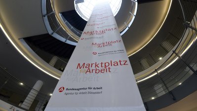 Bundesarbeitsministerin Andrea Nahles besucht Agentur für Arbeit in Düsseldorf