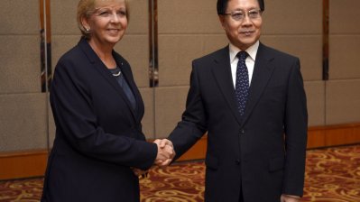 Ministerpräsidentin Hannelore Kraft zu Gast bei Sichuans Parteisekretär Wang Dongming