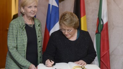 Besuch der chilenischen Präsidentin Michelle Bachelet, 28.10.2014