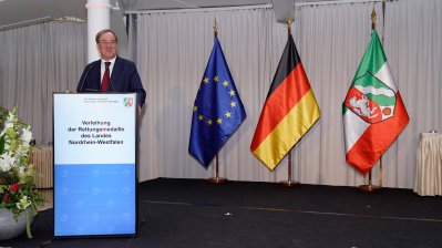 Vergabe der Rettungsmedaille des Landes Nordrhein-Westfalens