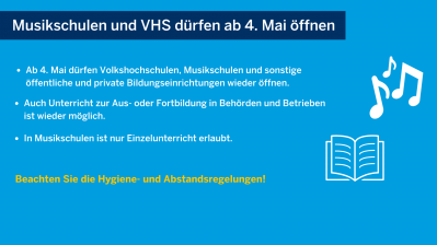 Neuregelungen ab 04.05.2020