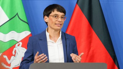 Kabinettpressekonferenz mit Ministerin Josefine Paul zur Stabilisierung der Kita-Landschaft