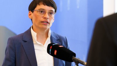 Kabinettpressekonferenz mit Ministerin Josefine Paul zur Stabilisierung der Kita-Landschaft