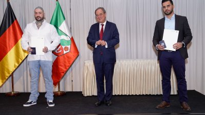 Vergabe der Rettungsmedaille des Landes Nordrhein-Westfalens