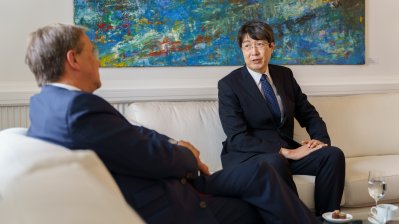 Ministerpräsident Armin Laschet empfängt den Generalkonsul von Japan in Nordrhein-Westfalen