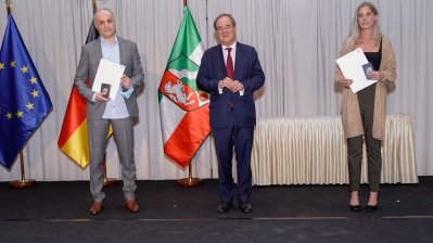 Vergabe der Rettungsmedaille des Landes Nordrhein-Westfalens