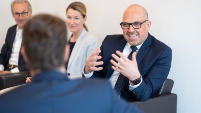 Ministerpräsident Wüst empfängt den Regierungschef des Fürstentums Liechtenstein zum Antrittsbesuch