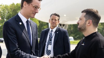 Karlspreisträger Wolodymyr Selenskyj landet in Nordrhein-Westfalen