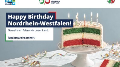 Postkarte zum Landesgeburtstag