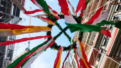 Richtfest des neuen Hüffer-Campus von Universität und Fachhochschule Münster