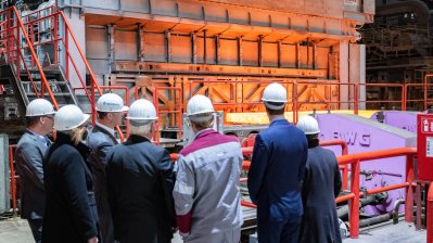 Bundespräsident Steinmeier und Ministerpräsident Wüst besuchen thyssenkrupp und Air Liquide