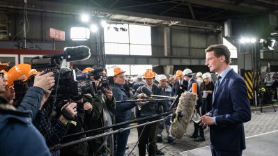 Bundespräsident Steinmeier und Ministerpräsident Wüst besuchen thyssenkrupp und Air Liquide