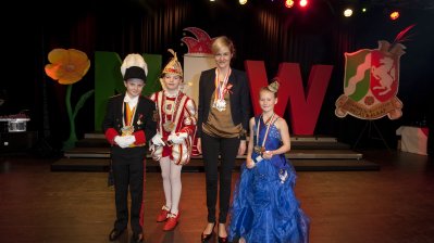 Empfang der Kindertollitäten 2016 - Kinderprinzenpaar Düsseldorf