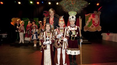 Empfang der Kindertollitäten 2016 - Kinderprinzenpaar Bergisch Gladbach