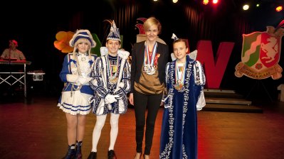 Empfang der Kindertollitäten 2016 - Kinderprinzenpaar Mönchengladbach