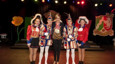 Empfang der Kindertollitäten 2016 - Kinderprinzenpaar Stolberg