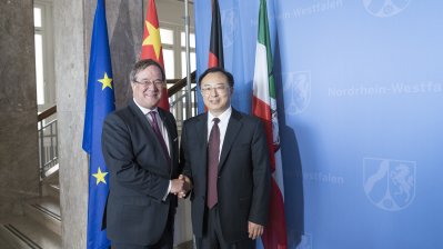 Ministerpräsident Laschet empfängt Gouverneur der chinesischen Partnerprovinz 