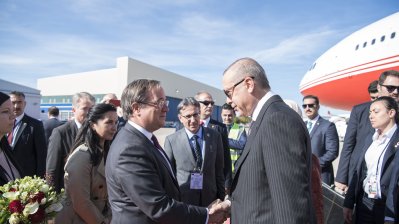 Ministerpräsident Armin Laschet trifft den Präsidenten der Republik Türkei, Recep Tayyip Erdoğan