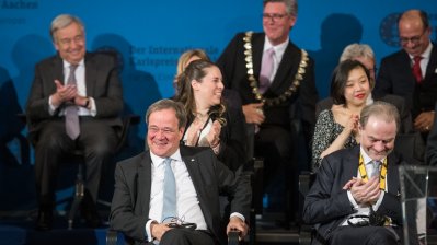 Internationaler Karlspreis an UN-Generalsekretär António Guterres