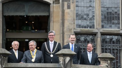 Internationaler Karlspreis an UN-Generalsekretär António Guterres