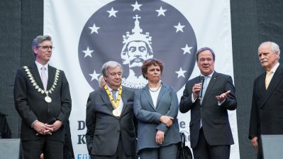 Internationaler Karlspreis an UN-Generalsekretär António Guterres