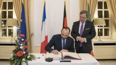Französischer Premierminister Édouard Philippe besucht Nordrhein-Westfalen
