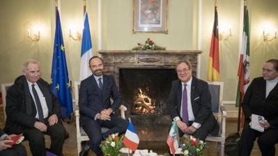 Französischer Premierminister Édouard Philippe besucht Nordrhein-Westfalen