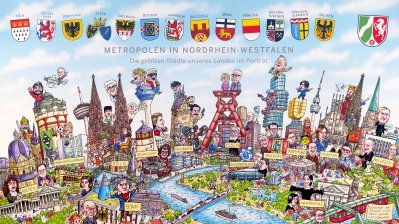 „Metropolen in Nordrhein-Westfalen“ – der neue Tilly-Kalender für das Jahr 2019