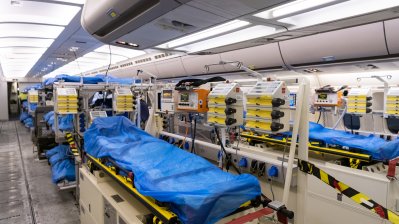 Corona-Patienten aus Italien werden nach Nordrhein-Westfalen geflogen