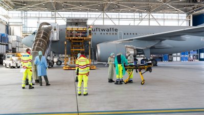 Corona-Patienten aus Italien werden nach Nordrhein-Westfalen geflogen