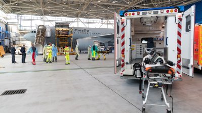 Corona-Patienten aus Italien werden nach Nordrhein-Westfalen geflogen