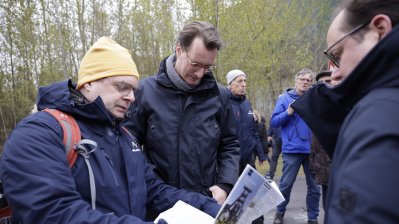 Ministerpräsident Hendrik Wüst eröffnet den ZollvereinSteig in Essen