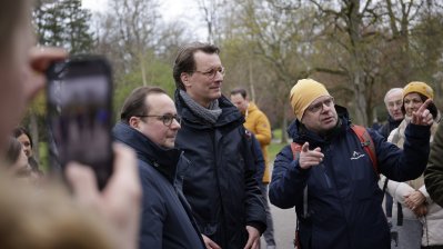 Ministerpräsident Hendrik Wüst eröffnet den ZollvereinSteig in Essen