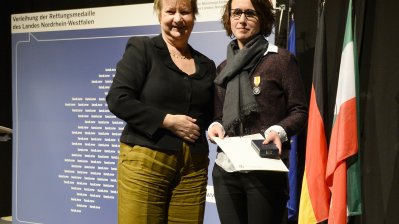 Verleihung der Rettungsmedaille des Landes Nordrhein-Westfalen