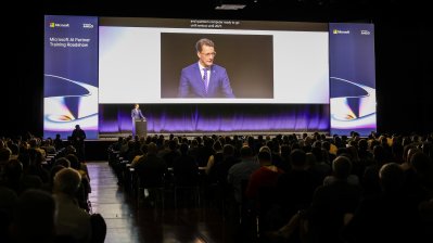 Ministerpräsident Wüst spricht auf internationaler KI-Partnerkonferenz von Microsoft in Bonn