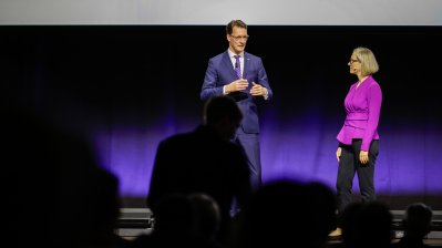 Ministerpräsident Wüst spricht auf internationaler KI-Partnerkonferenz von Microsoft in Bonn