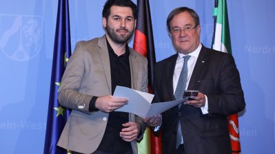 Rettungsmedaille des Landes Nordrhein-Westfalen an Ahmed Demir