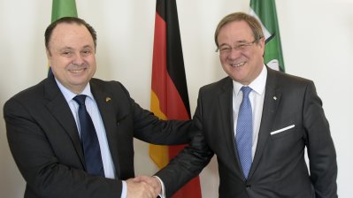 Ministerpräsident Armin Laschet empfängt den Botschafter der Föderativen Republik Brasilien, Mario Vilalva