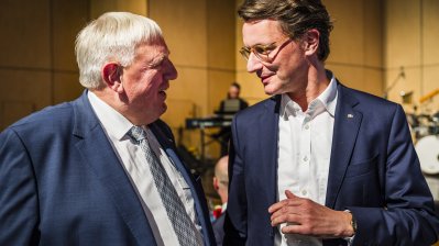 Ministerpräsident Hendrik Wüst würdigt Arbeitnehmerinnen und Arbeitnehmer