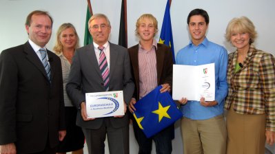 Auszeichnung „Europaschule in Nordrhein-Westfalen“, Pascal-Gymnasium, Münster