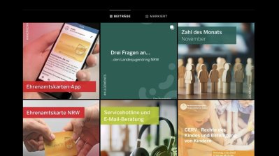 „Engagiert in NRW“ jetzt auf Instagram und Facebook