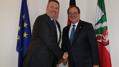 Ministerpräsident Armin Laschet trifft den Botschafter von Ungarn, S. E. Herrn Dr. Péter Györkös