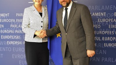 Ministerpräsidentin Kraft trifft den Präsidenten des Europäischen Parlaments Martin Schulz, 09.07.2013