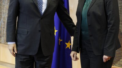 Ministerpräsidentin Hannelore Kraft zu politischen Gesprächen in Brüssel, 07.03.2012