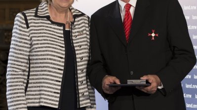 Ministerpräsidentin Hannelore Kraft und Walter Tokarski