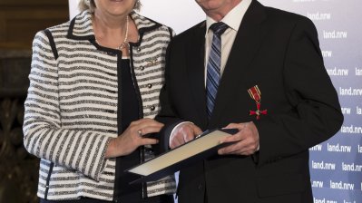 Ministerpräsidentin Hannelore Kraft und Manfred Peppekus