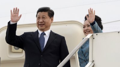 Abreise des chinesischen Staatspräsidenten Xi Jinping, 30. März 2014