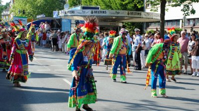 Die Festparade zum Nordrhein-Westfalen-Tag 2012