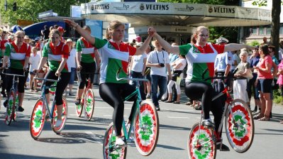 Die Festparade zum Nordrhein-Westfalen-Tag 2012